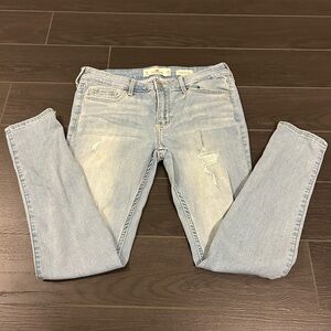 Hollister Low Rise Super Skinny Jeans | Light Wash |